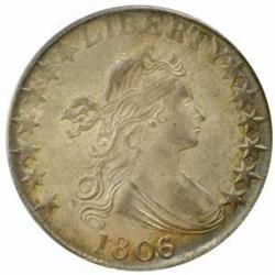 1806/5 Drape Bust 50C. O-103 Rarity-2 MS62 (PCGS)