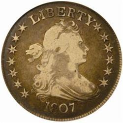 1807 Draped Bust 50C. O-102 Rarity-2. F12(NGC)