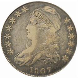 1807 Cap Bust 50C. "Bearded Goddess" VF35 (PCGS)