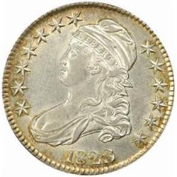 1823 Cap Bust 50C. Lightly Cleaned (Uncertified)