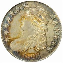 1826 Capped Bust 50C. O-109 Rarity-1 AU-55 (PCGS)