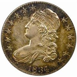 1834 Cap Bust 50C.Lg Date, Lg Letters MS63 NGC