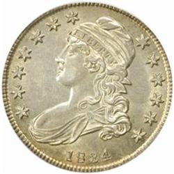 1834 Cap Bust 50C. Sm Date, SmLetters AU55 PCGS
