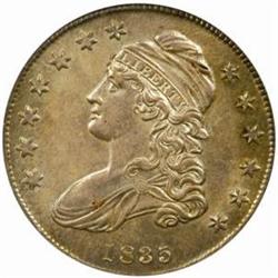 1835 Capped Bust 50C. O-109 Rarity-2 MS63 (NGC)