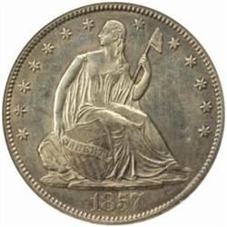 1857 Seated Liberty 50C. WB-102 MS61 (NGC)