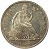 Image 1 : 1857 Seated Liberty 50C. WB-102 MS61 (NGC)