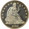 Image 1 : 1880 Seated Liberty 50C. PR62 Cameo (NGC)