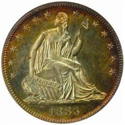 1883 Seated Liberty 50C. MS-66 * (NGC)