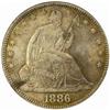 Image 1 : 1886 Seated Liberty 50C. MS-63 (NGC)