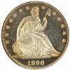 Image 1 : 1890 Seated Liberty 50C. PR65 Cameo (PCGS)