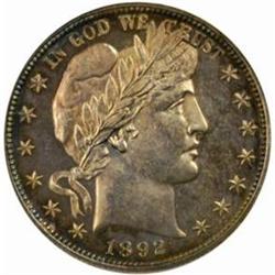 1892 Barber 50C. PR62 (NGC)