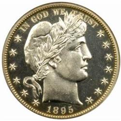 1895 Barber 50C. PR65 Cameo (NGC)