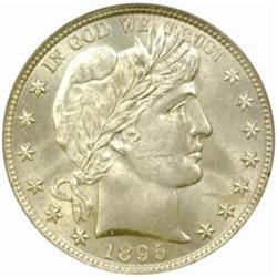 1895 Barber 50C. MS-64 (PCGS)