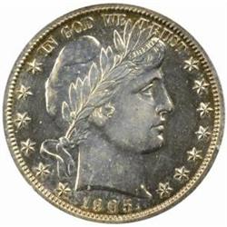 1905 Barber 50C. PR61 (PCGS) OGH