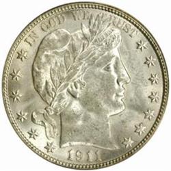 1911 Barber 50C. MS-64 (PCGS)