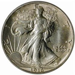 1916 Walking Liberty 50C. MS-65 (PCGS)