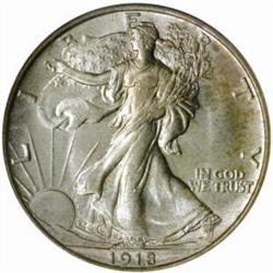 1918 Walking Liberty 50C. MS-65 (PCGS)