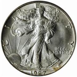 1927-S Walking Liberty 50C. MS-65 (PCGS)