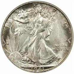 1941-S Walking Liberty 50C. MS-65 (NGC) OH