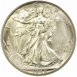 1942-D Walking Liberty 50C. MS-67 (NGC)