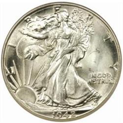 1942-D Walking Liberty 50C. MS-65 (NGC)