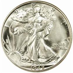 1942-S Walking Liberty 50C. MS-65 (NGC)