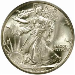 1944 Walking Liberty 50C. MS-65 (PCGS) OGH