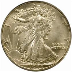 1944-D Walking Liberty 50C. MS-66 (PCGS)