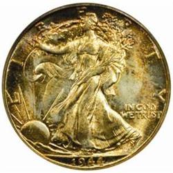 1944-D 50C FS-901 Hand-Engraved Initials MS66 NGC