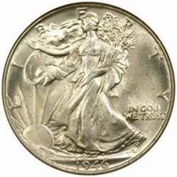 1946 Walking Liberty 50C. MS-65 (NGC)
