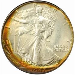 1947 Walking Liberty 50C. MS-66* (NGC) CAC