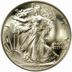 1947 Walking Liberty 50C. MS-66 (PCGS)