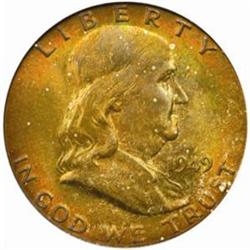 1949-D Franklin 50C. MS-65 FBL (PCGS) CAC
