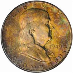 1949-S Franklin 50C. MS-66 * FBL (NGC)