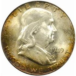 1949-S Franklin 50C. MS-65 FBL (PCGS) CAC