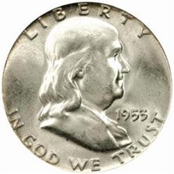 1953 Franklin 50C. MS-65 FBL (PCGS)