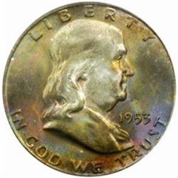 1953-D Franklin 50C. MS-64 FBL (PCGS)