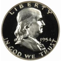 1954 Franklin 50C. PR67 Ultra Cameo (NGC)