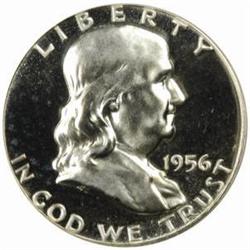 1956 Franklin 50C. Type I PR68 Cameo (PCGS
