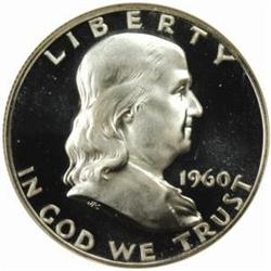 1960 Franklin 50C. PR68 Ultra Cameo (NGC)