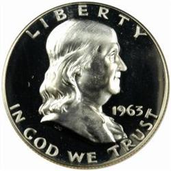 1963 Franklin 50C. PR69 Cameo (NGC) CAC
