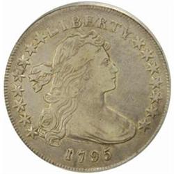 1795 Drape Bust S$1.Off-Center Bust VF20 PCGS OGH