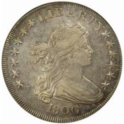 1800 Drape Bust S$1. Rarity-5 AU-55 (NGC)