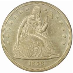 1846-O Seated Liberty Silver Dollar AU-58 (PCGS)