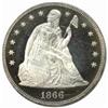 Image 1 : 1866 Seated Liberty S$1. Motto PR64DCam (PCGS)