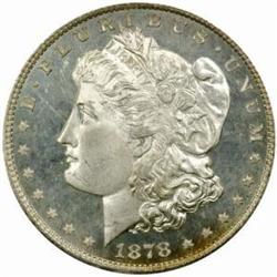 1878 8 TFs Morgan Silver Dollar. MS-65 (PCGS) OGH