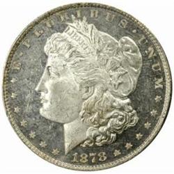 1878 8 TFs Morgan Silver Dollar. MS-62 (PCGS) OGH