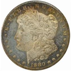 1880-CC Morgan S$1. 8/Low 7 MS63DMPL ANACS