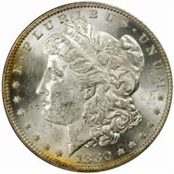 1880/79-O $1. Crossbar Overdate, Micro O MS62 NGC