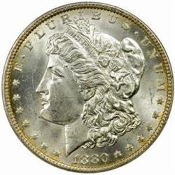 1880-O Morgan Silver Dollar MS-63 (NGC)